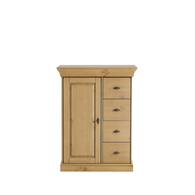 Kelly 88cm Sideboard, Leach-coloured/Leach-coloured, 117cm H x 88cm W x 44.9cm D