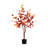 4ft. Pre-Lit Autumn Eucalyptus Artificial Fall Tree with 160 Warm White LED Lights