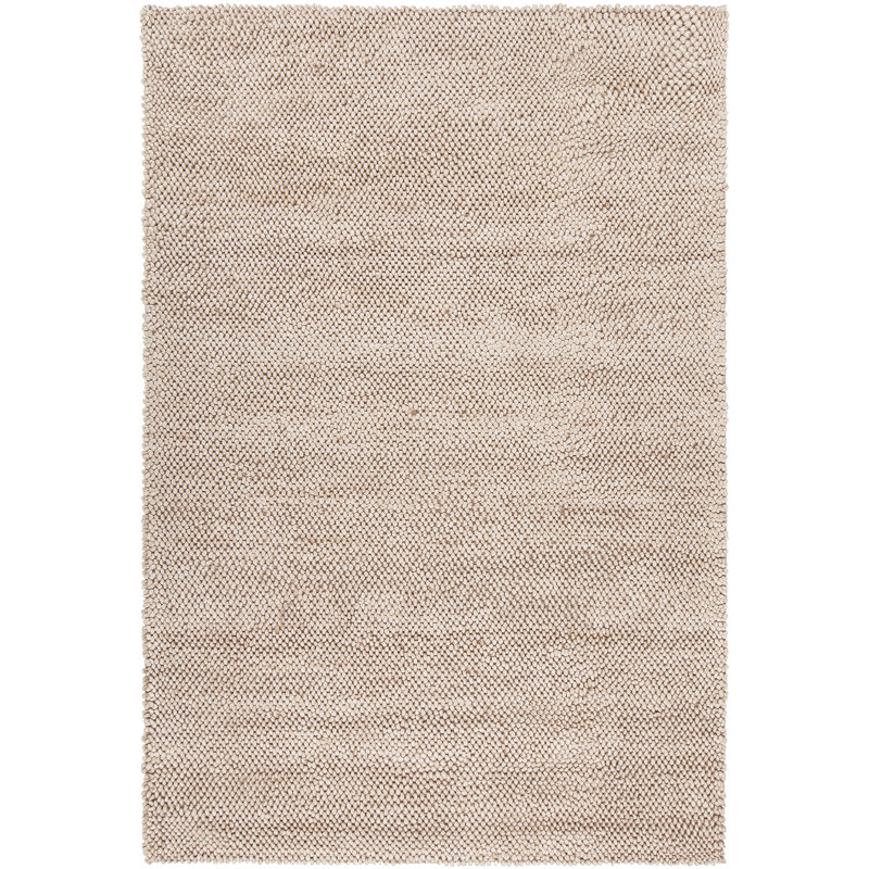 Burton Wool Area Rug in Taupe, Rectangle  9' x 13'