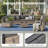 7-Piece Outdoor Sectional Sofa Set With HDPE Wicker, Cushions & Coffee Table, Modular Patio Conversation Set-168044857-168044853