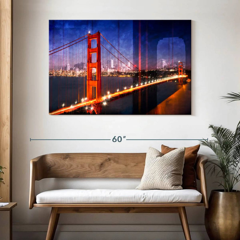 Lilie Golden Gate Bridge Composer, H 32 po x l 48 po