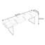 Banc rembourré en mélange de polyester Thorleif-1179594427