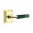 Unlacquered Brass/Green Marble selected