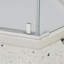 Frameless Neo-Angle Pivot Shower Door with Tempered Glass-113150542