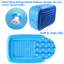 Piscine gonflable en plastique 1,64 pi x 4,69 pi x 3,28 pi