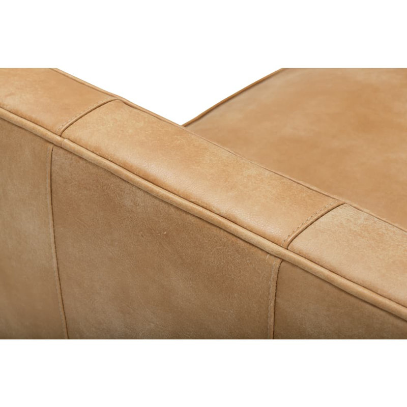 Rothko Genuine Leather Swivel Armchair, Butterscotch (KL217-21)