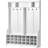 Hallway Coat Rack with Metal Hooks 24 Pair Hall Tree Shoe Storage Cabinet Bench Entryway Coat Shoe Storage Shoe Organizer-1890902314