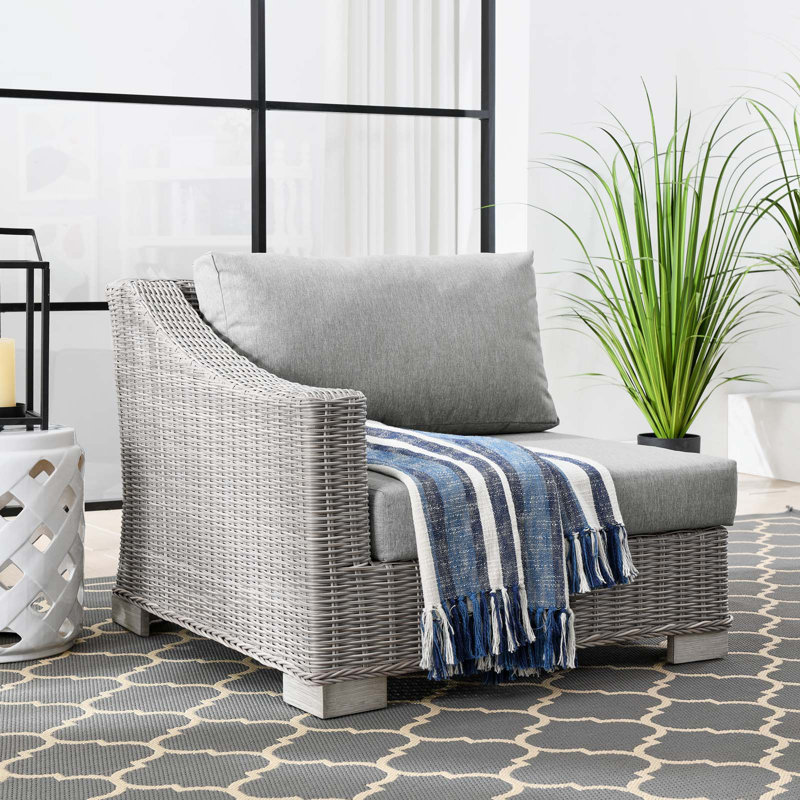 Fauteuil d'extérieur Conway, gris