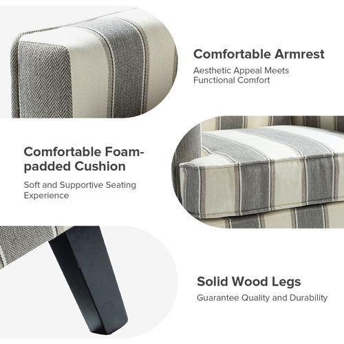 August Grove® Cawthon Upholstered Armchair & Reviews | Wayfair