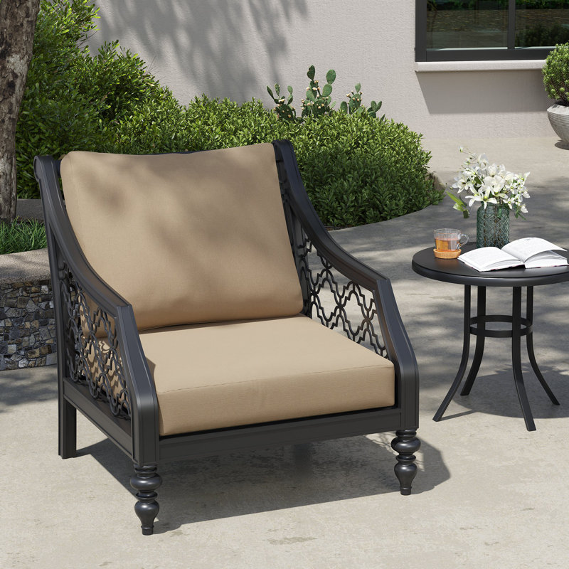 Outdoor Deep Seat Cushion Set, Beige