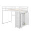 Lit mezzanine double avec tablettes et DEL-809838826