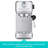 CASABREWS 3700Gense Espresso Machine with 58mm Portafilter, PID Temperature Control, Pressure Gauge, 20-Bar Pump, Steam Wand & Stainless Steel Design-94103934