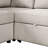 109" Convertible Bed In Beige With & Efficient Storage Storage, 5 Seat Configuration-653216138
