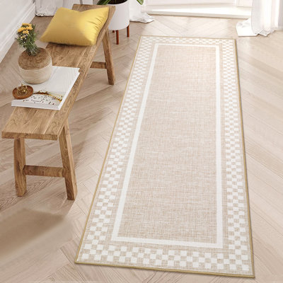 Tapis moderne lavable à la machine pour le salon