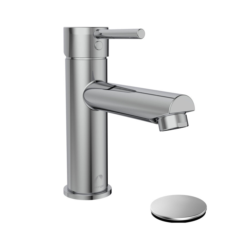 Delphi Single-handle Bathroom Faucet with Drain Assembly, Polished Chrome