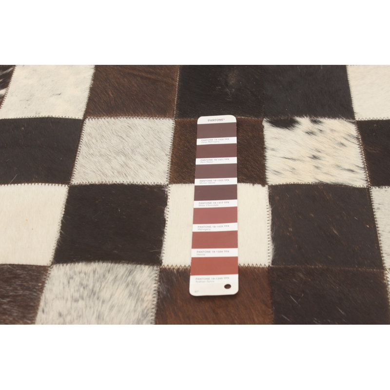 Tapis brun foncé / ivoire / noir Sikeston