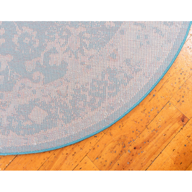 Abstract Area Rug, Round 99cm