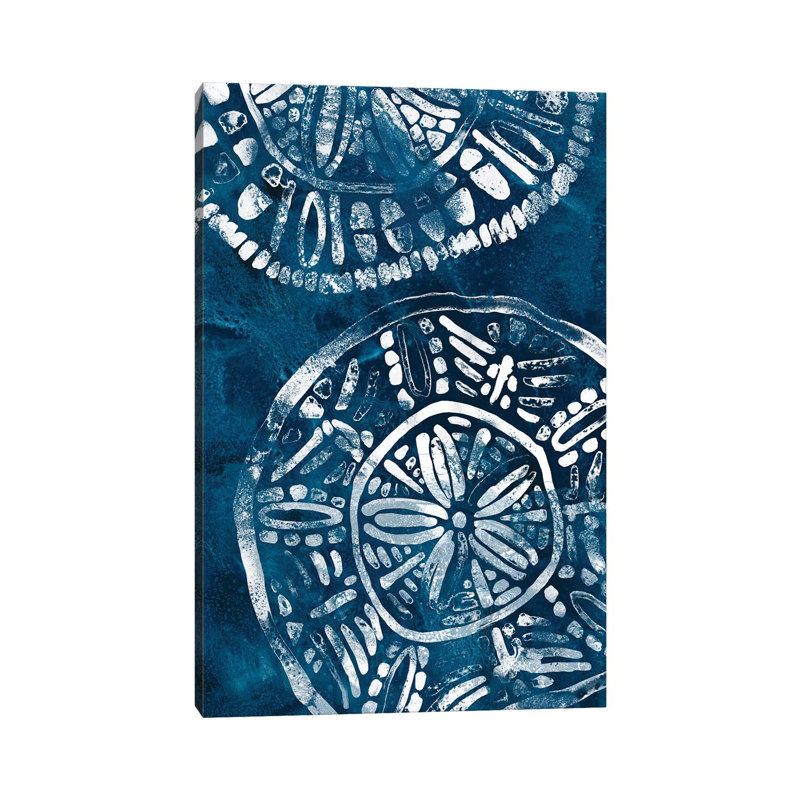 Sea Batik by June Erica Vess - Wrapped Canvas Gallery-Wrapped Canvas Giclée, 30.48cm H x 30.48cm W