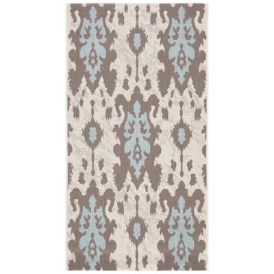 Tapis intérieur / extérieur beige Arneshia