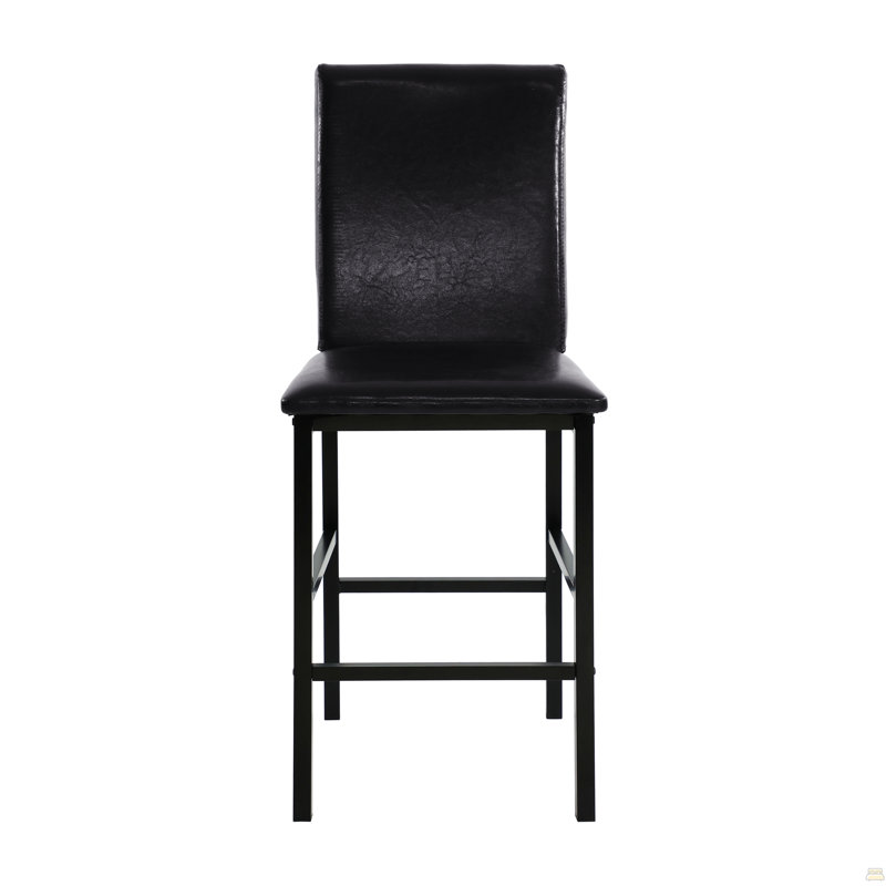 Ensemble de 4 chaises à hauteur de comptoir en métal