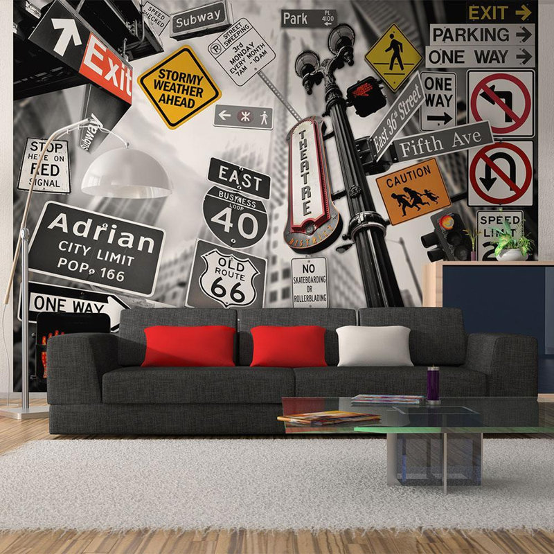 Edema Wall Mural, 9.17' L x 157" W