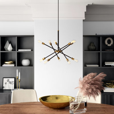Lustre linéaire moderne à 10 lumières Signorelli