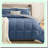 Reversible Comforter Set - Queen Size - Lightweight Down Alternative Bedding Set - All Season Soft Comforter with 2 Shams - 3 Piece Bed Set