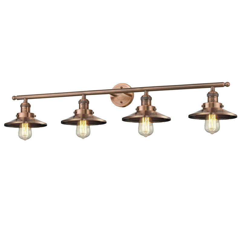 4 - Light Vanity Light, Antique Copper