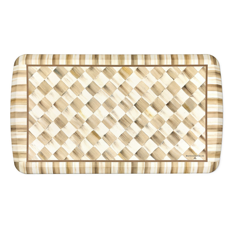 Mocha Check 20" X 36" Gelpro Comfort Mat