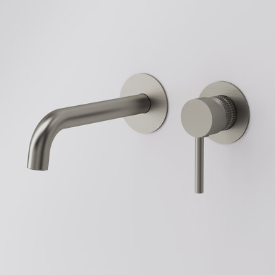 Wall-Mounted Bathroom Faucet with Drain