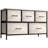 Sorbus 9" Square Tile Floating Shelves with Invisible Brackets Set of 3 in Rustic