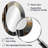 Shapes And Lines Abstract Marble IV - Gold Oval Wall Mirror Decor-1942464622