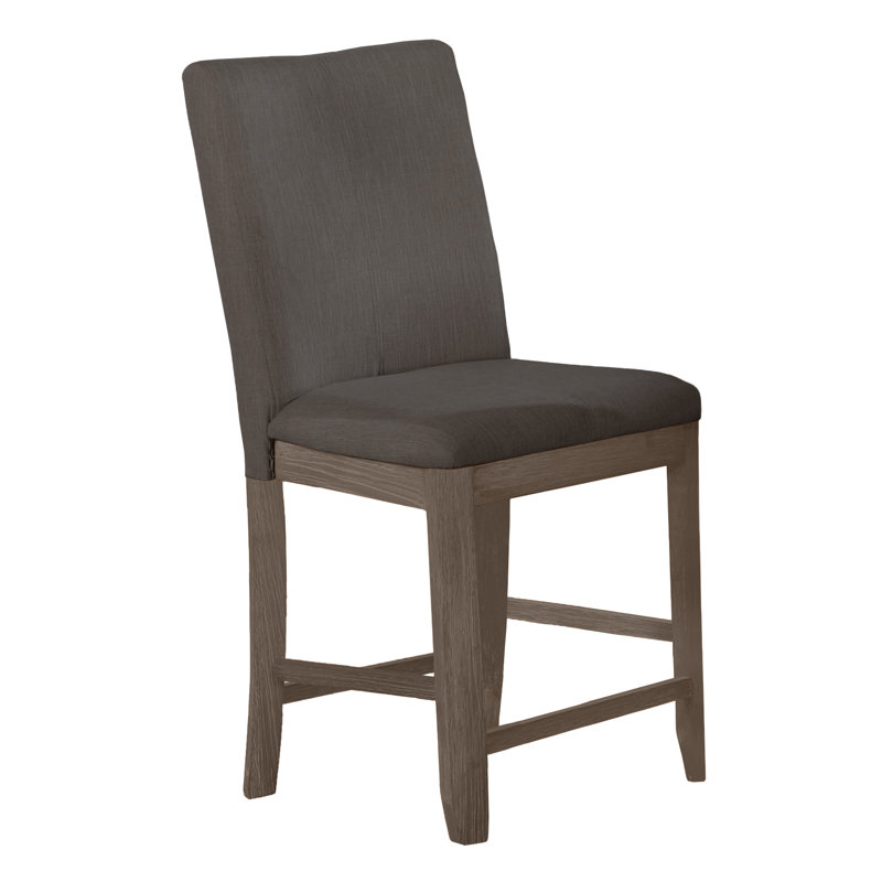 Chaise d’appoint en lin touffeté grise Ivie, Gris, Gris