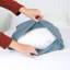 Ensemble de 2 taies d'oreiller Southshore Fine Linens Vilano à ourlet en dentelle, bleu couronne, en microfibre doublement brossée 110 g/m² avec bordure en dentelle au crochet, infroissable et lavable à la machine, format Queen/Standard-1216251534-1214327564