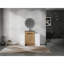 Meuble-lavabo autoportant de 48 pouces avec lavabo en céramique noire et 2 armoires de rangement, porte à fermeture douce, armoire 02424IMO + 0312 * 2, ensemble KD-841477587-841477589