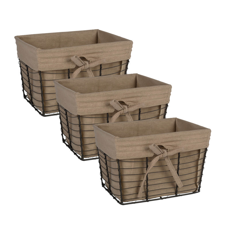 Panier en tissu Colgate, Taupe rétro