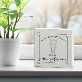 Performance Wood Box Sign