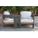 3 Pc. Modern Wicker Seating Group With Matching Accent Table