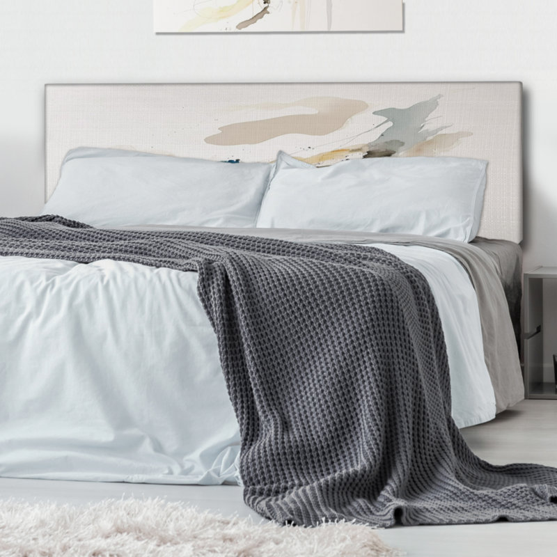 Kedron Upholstered Panel Headboard, Queen