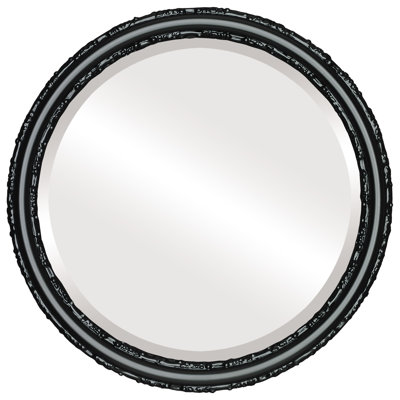 Schlater Wood Flat Wall Mirror