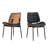 Modern Walnut-Finish Bentwood Upholstered Side Dining Chair-1381219081-1381219094