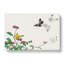 Butterflies & Pink Flowers by Morimoto Toko - Wrapped Canvas Painting-55311523