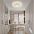 24" Modern Minimalist Round Dimmable Led Ceiling Light With Remote Control
