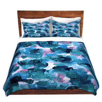 Ensemble de housse de couette en microfibre DiaNoche par Julia Di Sano - Floral Spray 11
