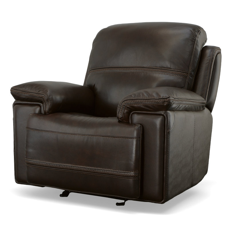 Fauteuil inclinable électrique avec repose-tête Fenwick, Marron foncé