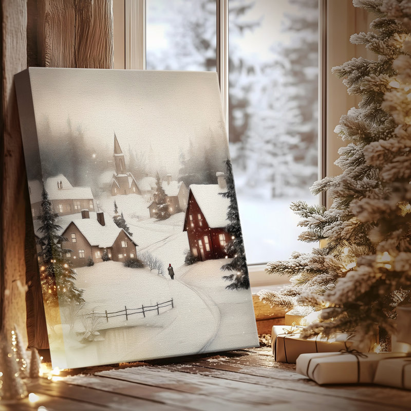 Sugar Carol - Toile tendue avec châssis de qualité supérieure, H 36 po x l 24 po
