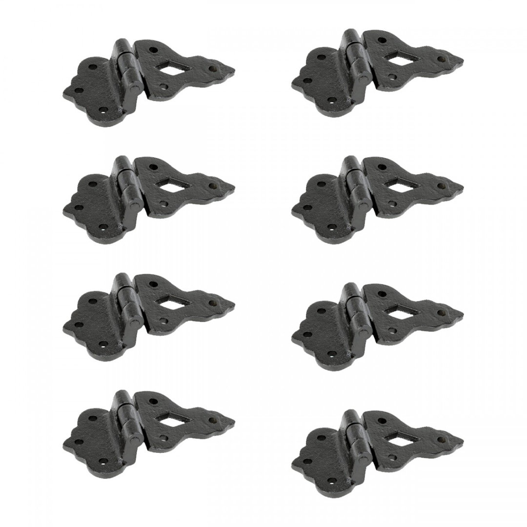Hoosier Cabinet Wrought iron Face Mount Hinge (Set of 8) The Renovators Supply Inc.