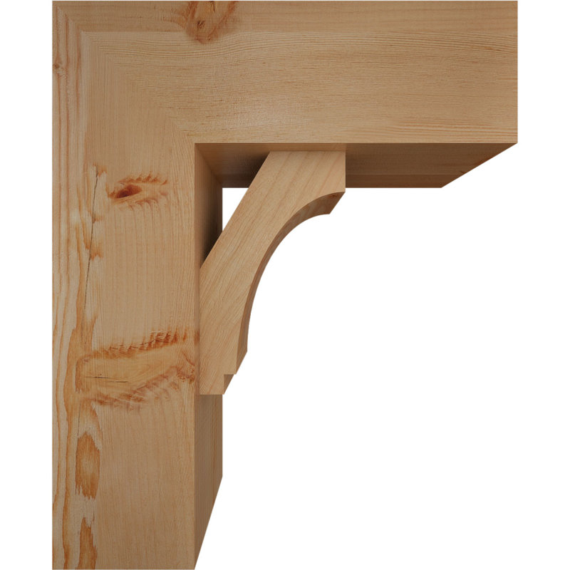 Support de bloc impérial avec entretoise décalée, 22 X 18, Sapin Douglas de l 7 1/2 (lisse)