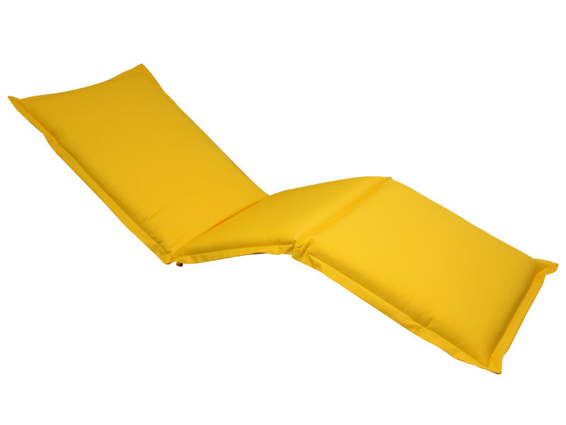 Afrin Lounger Cushion, Yellow, 9cm H x 62cm W x 195cm D