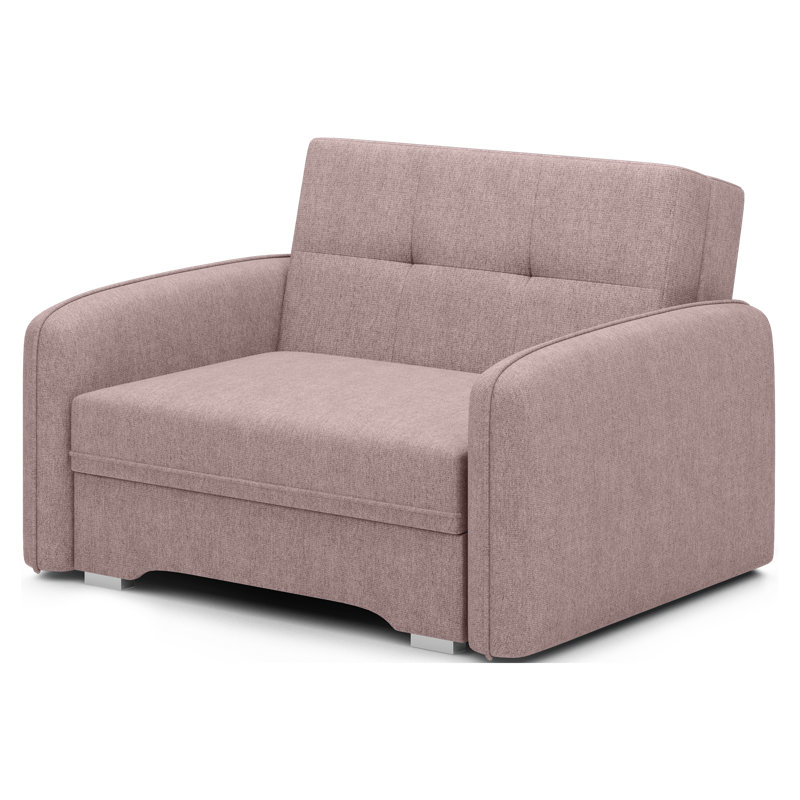 Sarlota 2 Seater Sofa Bed, Salmon Color